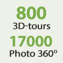 Experience in creating 3D-tours and 360° photos